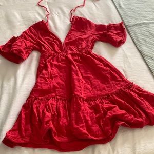 Red Billabong Dress / Swimsuit cover up
